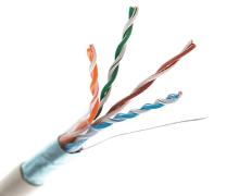 Halogène nul Cat6 Lan Cable, câble 11 de basse fumée d'UTP du chat 6 d'A.W.G. 4X2X23