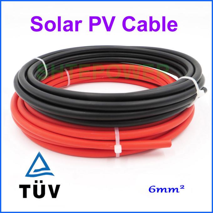 câble photovoltaïque TUV de C.C de câble de picovolte ET câble solaire de la certification 6mm2 /4mm2 picovolte d'UL
